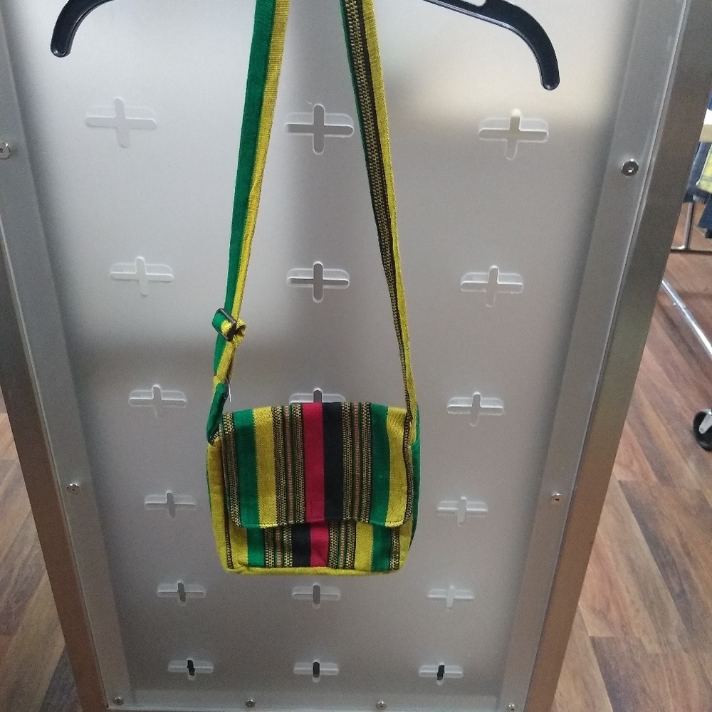 Rasta colors small shoulder bag